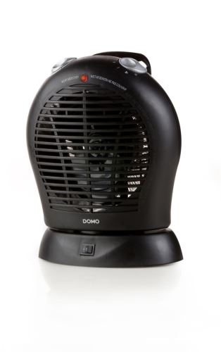 Teplovzdušný ventilátor s oscilací - DOMO DO7324F, 2000 W, oscilace
