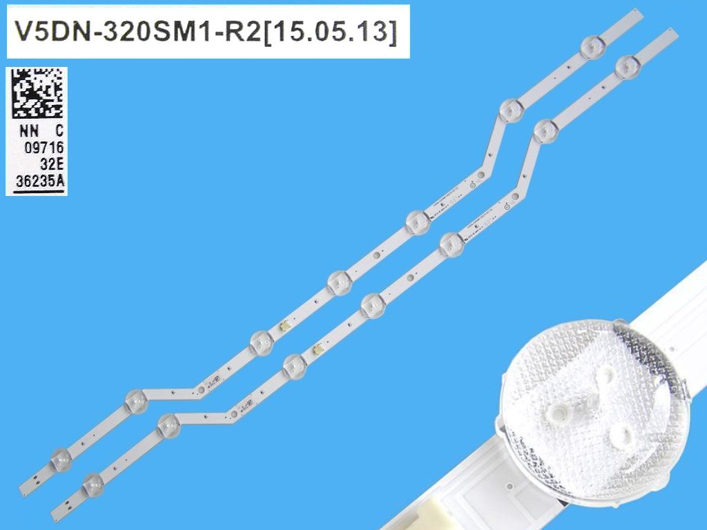 LED podsvit 620mm sada Samsung celkem 2 pásky / LE
