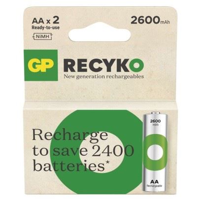 Nabíjecí baterie GP ReCyko 2600 AA (HR6), B25272