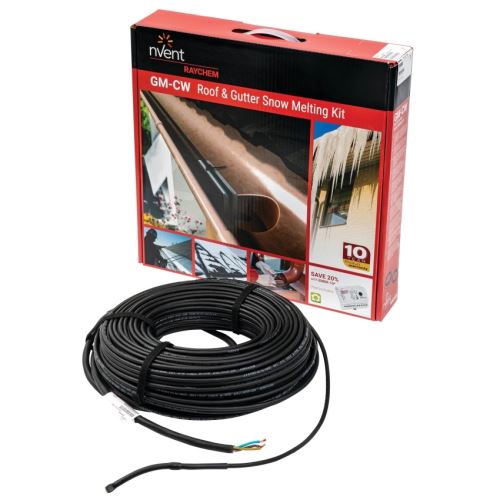 RAYCHEM KABEL TOPNÝ DVOUŽILOVÝ ODPOROVÝ GM-2CW 30M (30W/M) S 5M STUDENÝM KONCEM 900W/230V 
