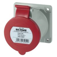 SCAME OPTIMA ZÁSUVKA VESTAVNÁ ROVNÁ 3P+N+E 32A 6H/380-415 V 50/60 HZ IP44/IP54 423.3267