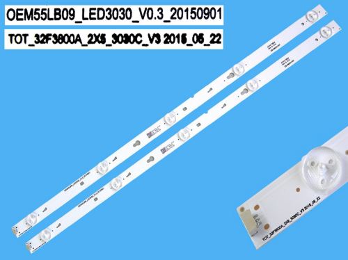 LED podsvit 570mm sada Thomson 55LB09 celkem 2 pásky / DLED TOTAL ARRAY  YHA-4C-LB3205-YH0