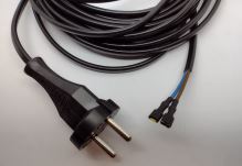 Kabel síťový pro vysavače l = 9,1m, 2x1xmm