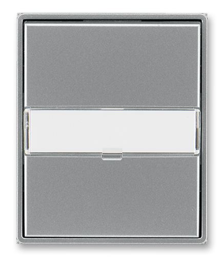 ABB TIME 3558E-A00610 36 KRYT SPÍNAČE JEDNODUCHÝ S POPISOVÝM POLEM OCELOVÁ