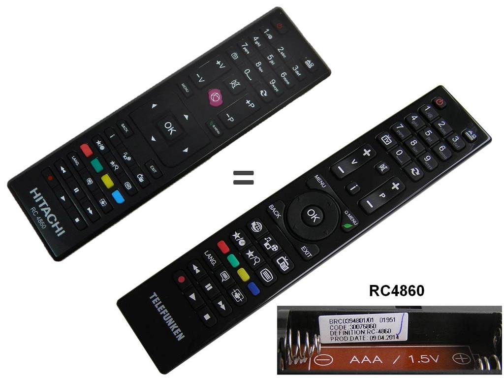 RC4860 Dálkový ovladač Vestel LCD TV / 23229006 SI