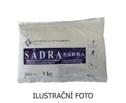 PRODO SÁDRA STAVEBNÍ ŠEDÁ 5KG