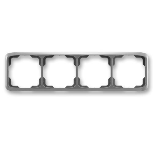 ABB TANGO 3901A-B40 S2 RÁMEČEK ČTYŘNÁSOBNÝ VODOROVNÝ KOUŘOVÁ ŠEDÁ