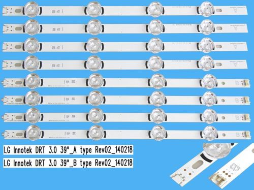 LED podsvit sada LG AGF78400501AL celkem 8 pásků / DLED TOTAL ARRAY AGF78400501 / AGF78400