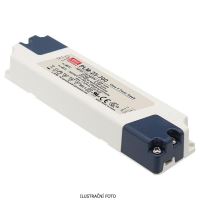 MEANWELL ZDROJ PRO LED PLM-25-350 25W VSTUP 110-295V AC, 156-417V DC VÝSTUP 350MA 42-72V 91794