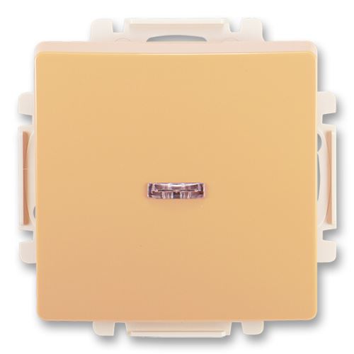 ABB SWING 3557G-A02342 D1 SPÍNAČ DVOJPÓLOVÝ S PRŮZOREM ŘAZENÍ 2 S KRYTEM BÉŽOVÁ