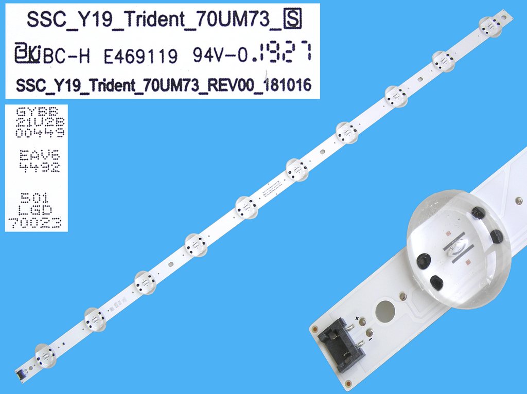 LED podsvit 788mm, 10LED / DLED Backlight 788mm -