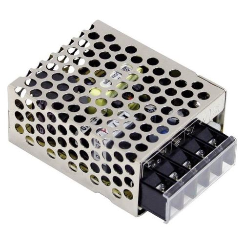 MEANWELL ZDROJ AC/DC RS-15-12 15W VSTUP 85-264V AC, 120-370V DC VÝSTUP 12V 0-1.3A 10623