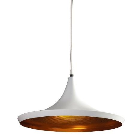 AZZARDO SVÍTIDLO CHINK 1X60W E27 LP6002-L WH GO ZÁVĚS. BÍLÁ ZLATÁ AZ1342