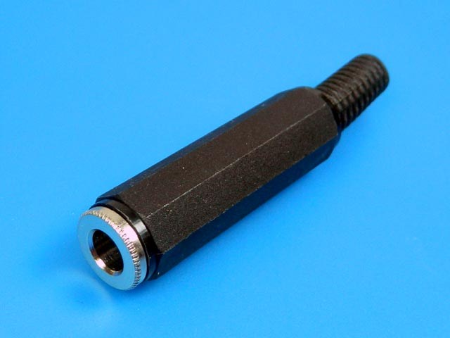 Konektor JACK 6.3mm stereo - samice na kabel