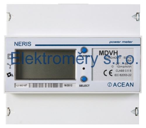 EM ELEKTROMĚR MDVH5281-M X/5A MODBUS CZ CEJCH, NEPŘÍMÉ 4Q MĚŘENÍÍ X/5 A