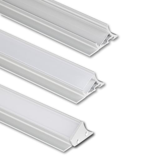 MCLED PROFIL AL PŘIS. ROHOVÝ NK 36X19MM MLÉČNÝ DIFUZOR 1M ML-761.054.43.1