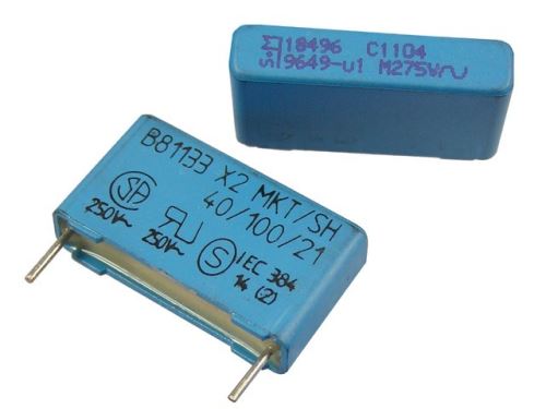 Kondenzátor IMP  0,1uF/275V AC  X2  MKP