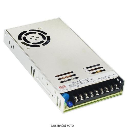 MEANWELL ZDROJ AC/DC RSP-320-5 300W VSTUP 88-264V AC, 124-370V DC VÝSTUP 5V 0-60A 91589