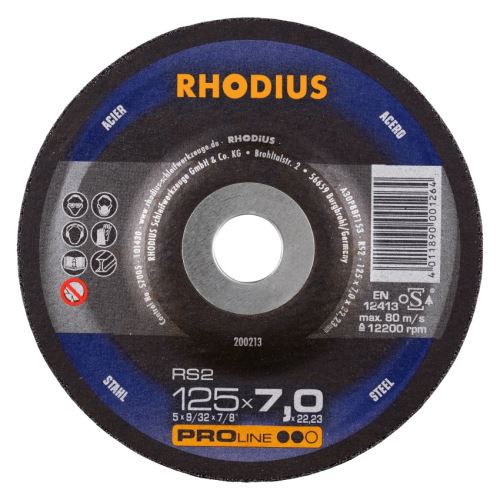 RHO KOTOUČ BRUSNÝ RS2 125X7,0X22,23 200213