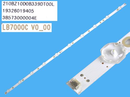 LED podsvit 770mm, 10LED  / LED Backlight 770mm - 10 D-LED LB7000C V0_00 / 210BZ10D0B339DT