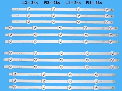LED podsvit sada LG náhrada AGF78400801 celkem 12 pásků / DLED TOTAL ARRAY LC470DUE-SFR1 A