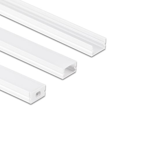 MCLED PROFIL AL PŘIS PM BÍLÝ 12X7MM VČETNĚ MLÉČNÉHO DIFUZORU 2M ML-761.316.74.2