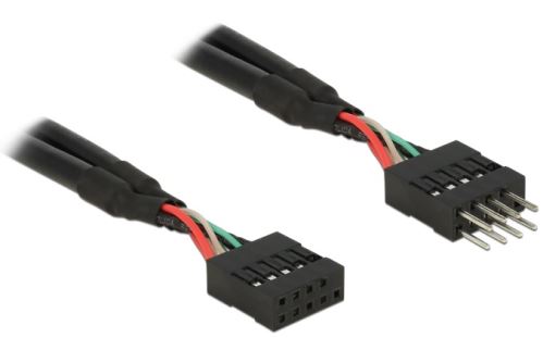 Delock USB 2.0 Pin konektor prodlužovací kabel 10 pin samec / samice 10 cm 