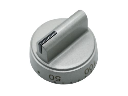 Knoflík ovládání termostatu trouby, stříbrný AMICA