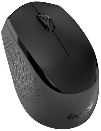 Genius NX-8000S BT, myš, bezdrátová, 1200DPI, 3 tlačítka, Bluetooth, USB 2,4 GHz, černo-še