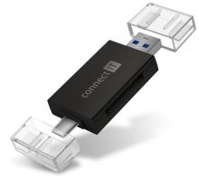 CONNECT IT USB-C/USB-A čtečka karet CFF-1020-BK