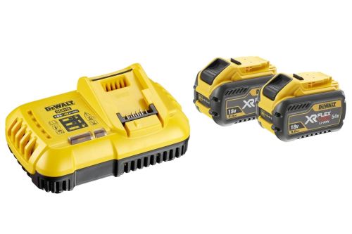 SBD DEW XR NABÍJEČKA FLEXVOLT + 2X FLEXVOLT AKUMULÁTOR 9  DCB118X2-QW