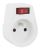 Zásuvka s vypínačem, bílá P0027