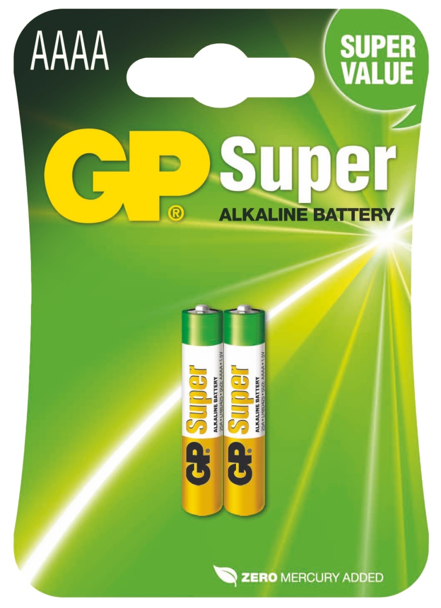 Alkalická speciální baterie GP 25A (AAAA, LR61) 1,5 V, 1021002512