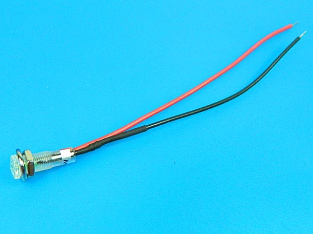 Kontrolka LED plochá - zelená 24V