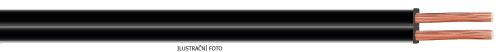 KABEL V03VH-H 2X1 ČERNÁ/RUDÁ (CYH)/SCY/