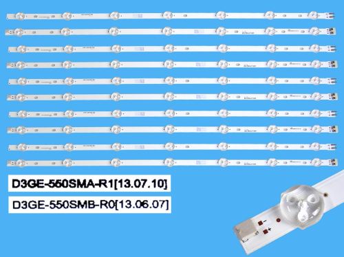 LED podsvit sada Samsung celekm 10 pásků BN96-28772A + BN96-28773A / LED Backlight D3GE-55