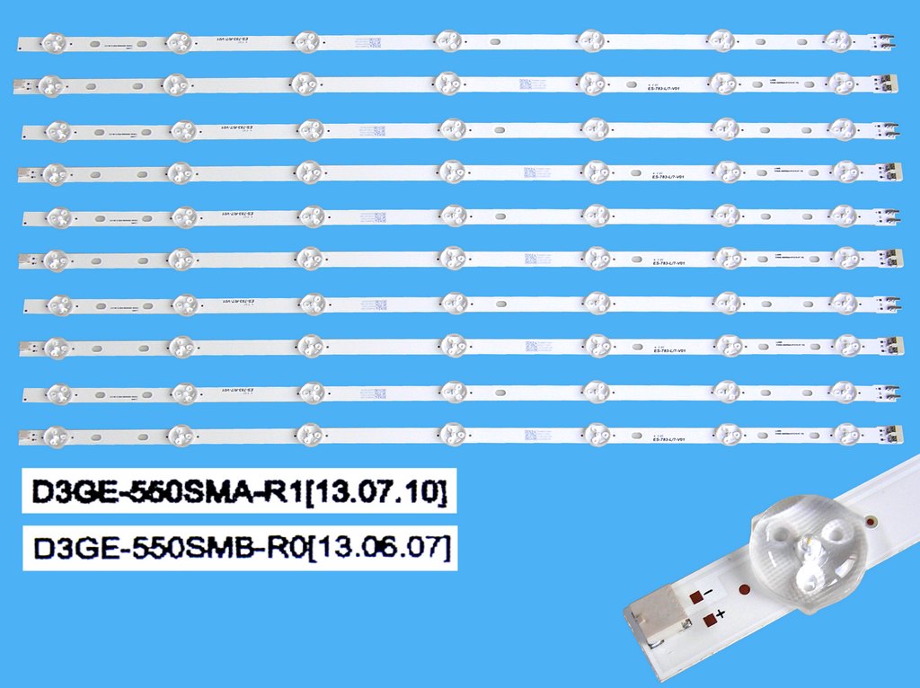 LED podsvit sada Samsung celekm 10 pásků BN96-2877
