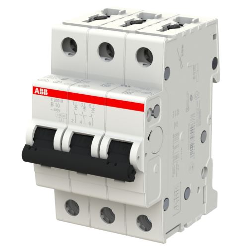 ABB JISTIČ S203M-B10 3P 10A B 10KA