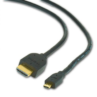 GEMBIRD Kabel HDMI-HDMI micro 1,8m, 1.3, M/M stíně