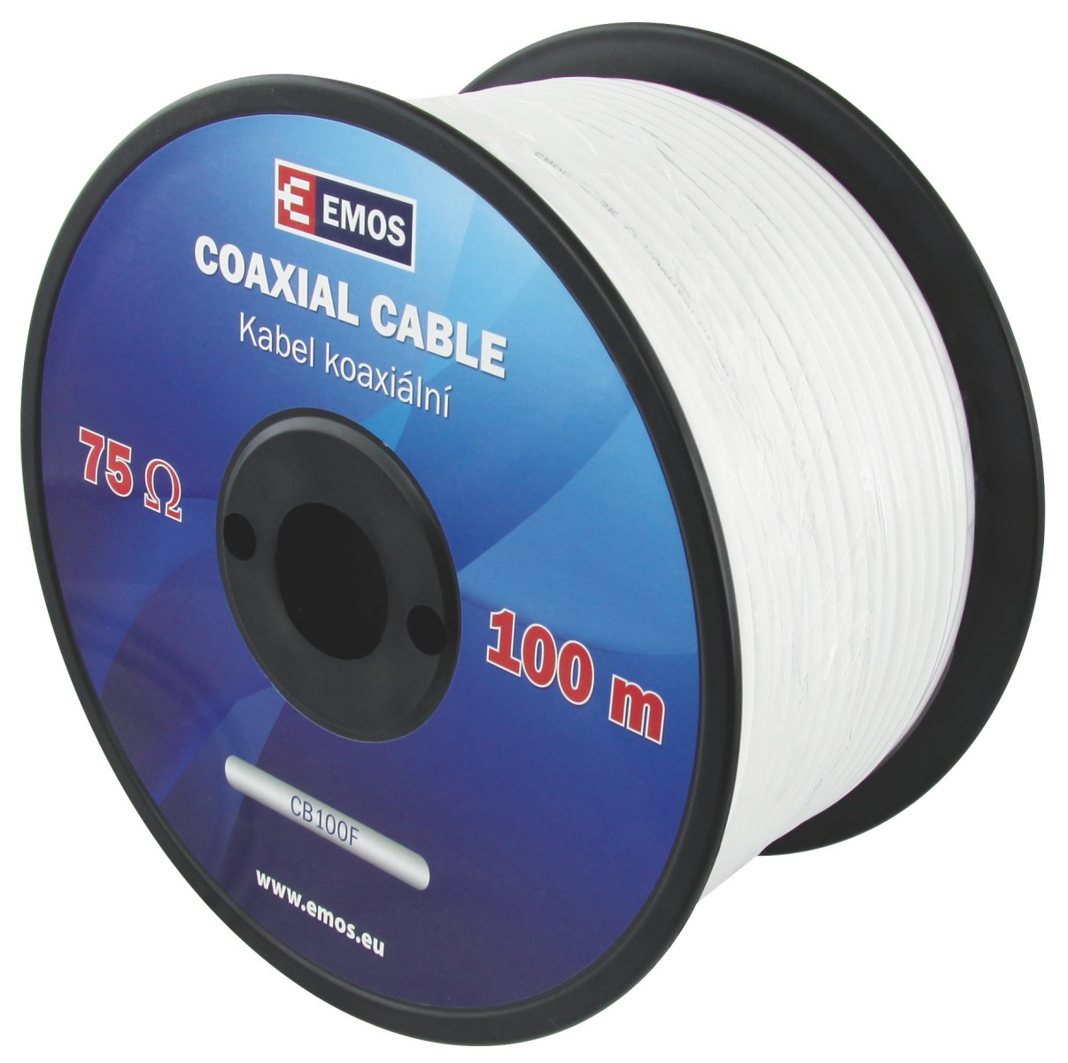 Koaxiální kabel CB100F, 100m, 2305100200