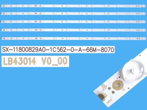 LED podsvit sada Philips LB43014 V0_00 celkem 5 pásků 843mm / DLED TOTAL ARRAY SK-11800829