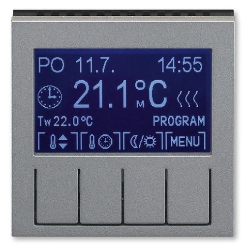 ABB LEVIT M 3292H-A10301 69 TERMOSTAT UNIVERZÁLNÍ PROGRAMOVATELNÝ (OVLÁDACÍ JEDNOTKA) OCEL