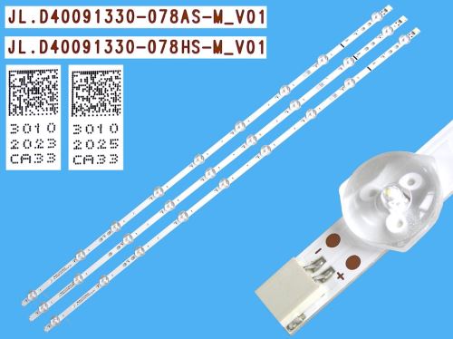 LED podsvit sada vestel 23577844 celkem 3 pásky 745mm / D-LED BAR. VESTEL JL.D40091330-078
