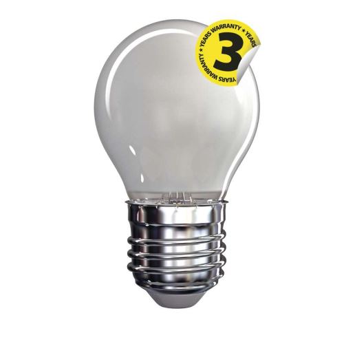LED žárovka Filament Mini Globe A++ matná 4W E27 teplá bílá Z74244