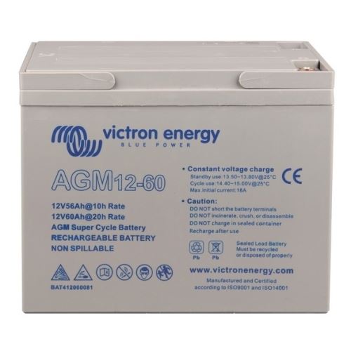 SSY VICTRON BATERIE GEL SOLÁRNÍ 12V/60AH DEEP CYCLE, UN3480, 9 (E),