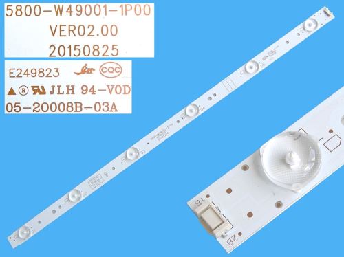 LED podsvit 707mm sada Vestel 23582181 celkem 11 kusů / DLED Backlight JL.D65071330-078AS-
