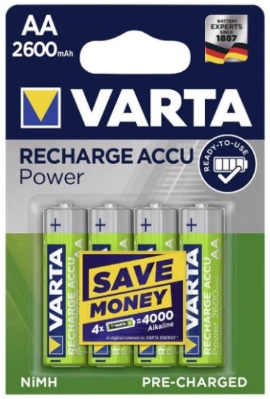 Baterie Varta HR6 2600/4 R2U