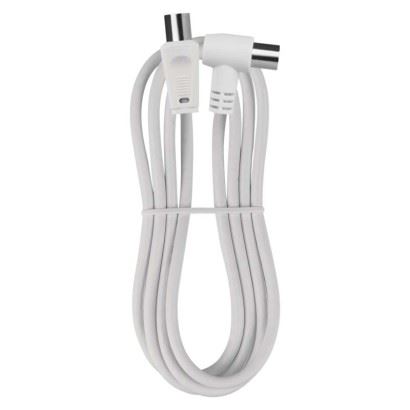 Anténní koaxiální kabel stíněný 1,25m – úhlová vidlice, S30110