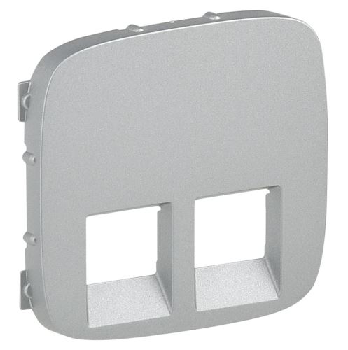 LEG VALENA ALLURE 755427 KRYT 2X RJ11/RJ45 HLINÍK