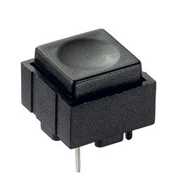 Mikrospínač tlačítko čtvercové 12V/plošný spoj B6831/8 Tlačítko 12x12 L=8mm